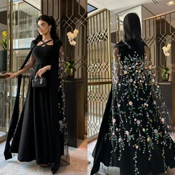 Off-the-shoulder Strapless Prom Dresses  Appliques Corset Sleeveless Formal Ball Gowns A-line Long Evening Gowns Saudi Arabia