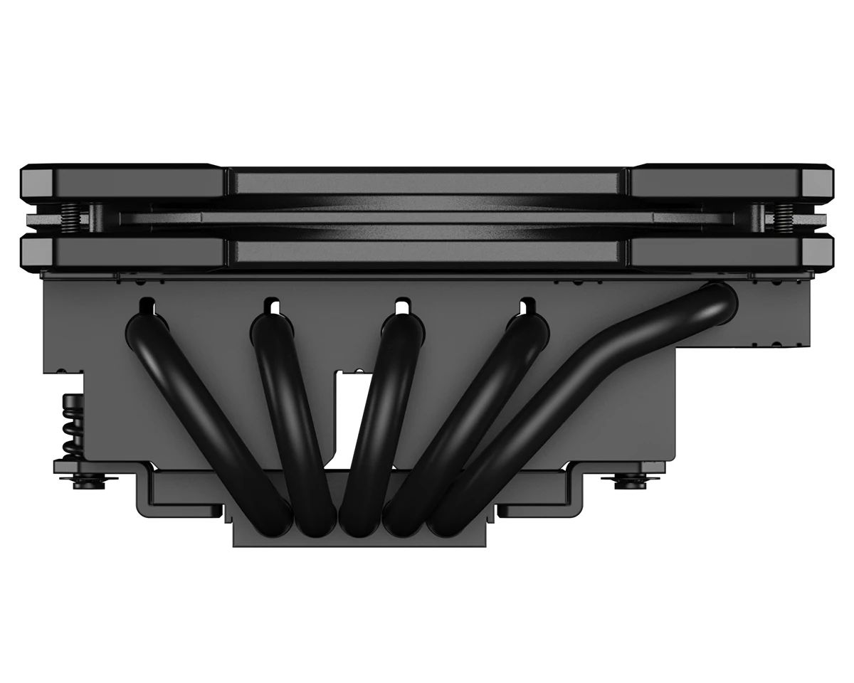 ID-COOLING IS-55 ARGB Low Profile CPU Cooler 55mm Height,TDP 125W,LGA1700/AM CPU Cooler 5 Heatpipes CPU Air Cooler 120mm PWM Fan