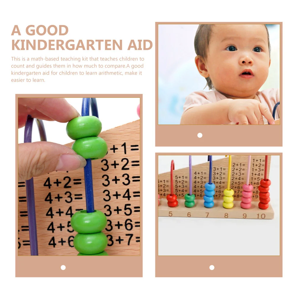 ألعاب تعلم الرياضيات Rekenrek للأطفال الحسابية حبة الطلاب حساب المعداد #2