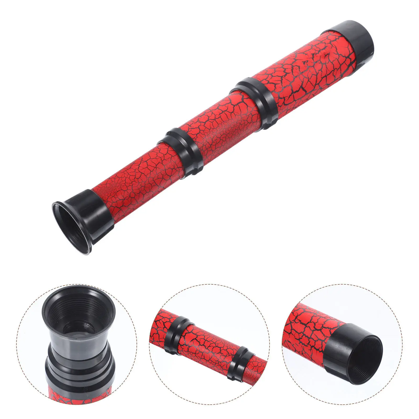 Télescope monoculaire en acrylique pour l'exploration et l'apprentissage amusant, compact et portable, outil éducatif pour la curiosité.