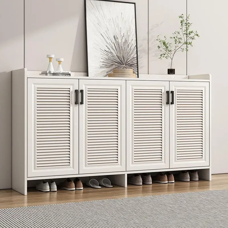 All aluminum alloy shoe cabinet home door outdoor outdoor waterproof villa sunscreen storage balcony storage cabinet