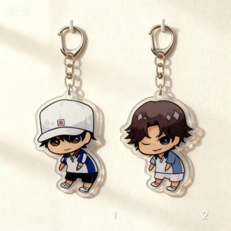 

The Prince of Tennis Characters Anime HD Acrylic key ring keychain Cosplay Charm Ornament Accessories Holiday gifts 6CM