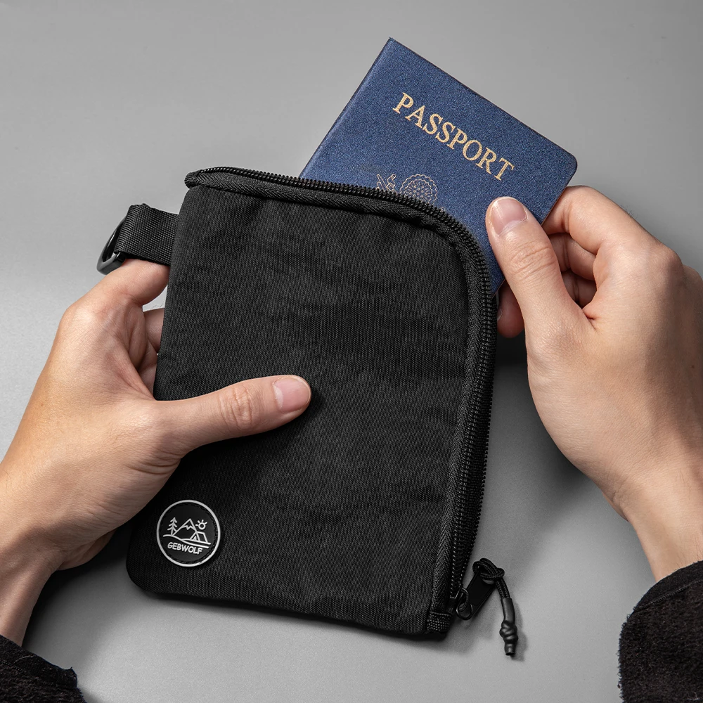 Multi-Functional Passport Holder Travel Wallet Portable Organizer Coin Purse Card Case Passport Wallet for Cash, Credit Cards