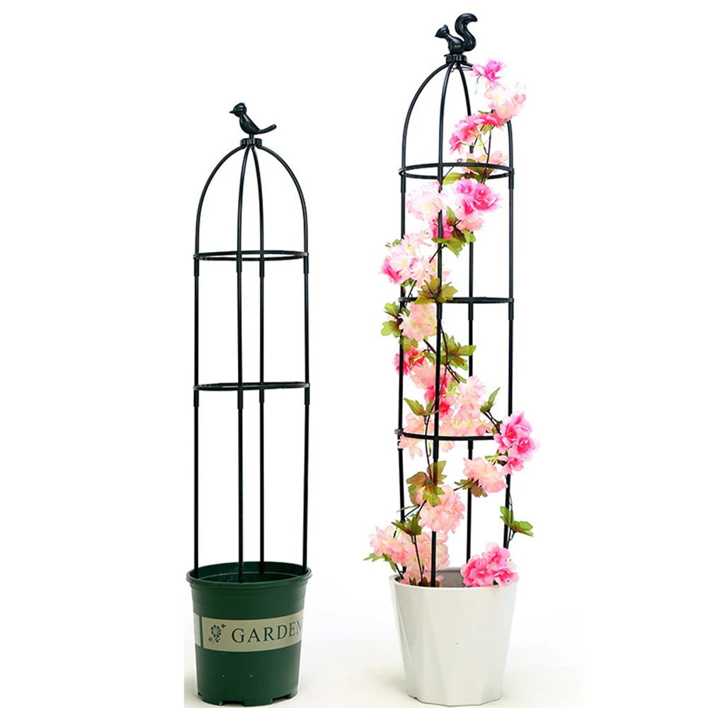 Iron Wire Lotus Flower Bracket, Horticultura, Planta, Flor Rosa, Varanda Suporte Rod