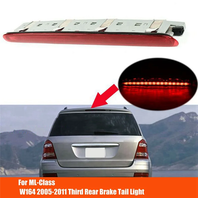 A73X-A1648201056 For Mercedes-Benz ML-Class W164 2005-2011 Rear Brake Tail Light Parking Indicator Lights High Brake Lamp