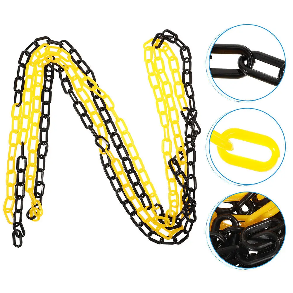 2pcs-weather-resistant-plastic-warning-chain-safety-barrier-chain-for-parking-lot-barriers-construction-traffic-control-security