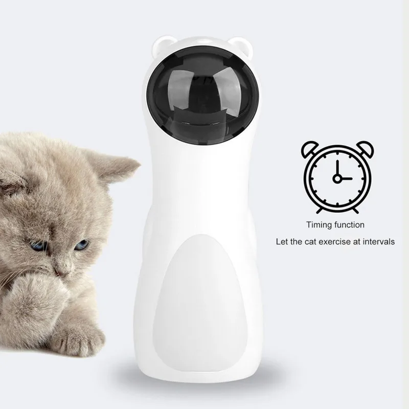 Automatic Cat Toys Interactive Smart Teasing Pet LED Laser Funny Handheld Mode Electronic Pet for Cats Laser Lamp Kitten Toy
