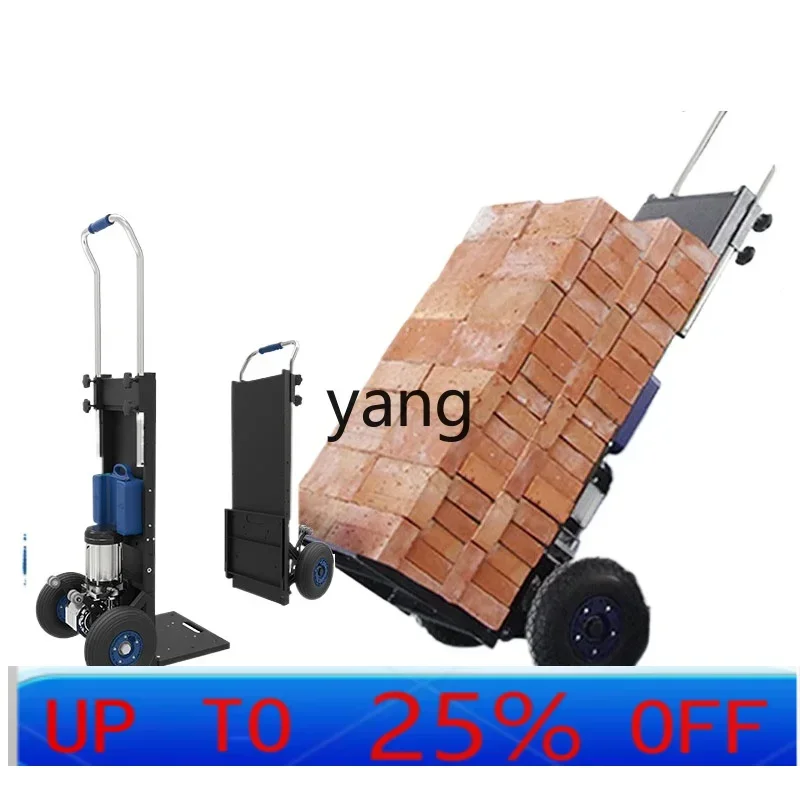 CX electric climbing machine truck goes upstairs to load heavy objects construction site cement truck