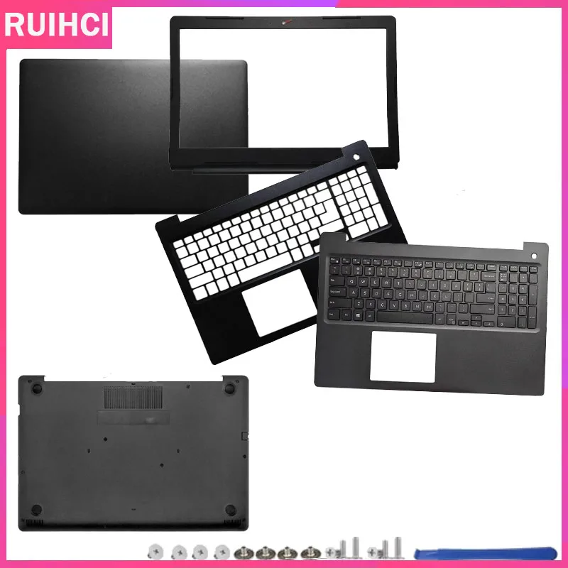 

New LCD Back Cover Front Bezel Hingecover Palmrest Upper Case Lower Bottom Cover For Latitude 3590 E3590