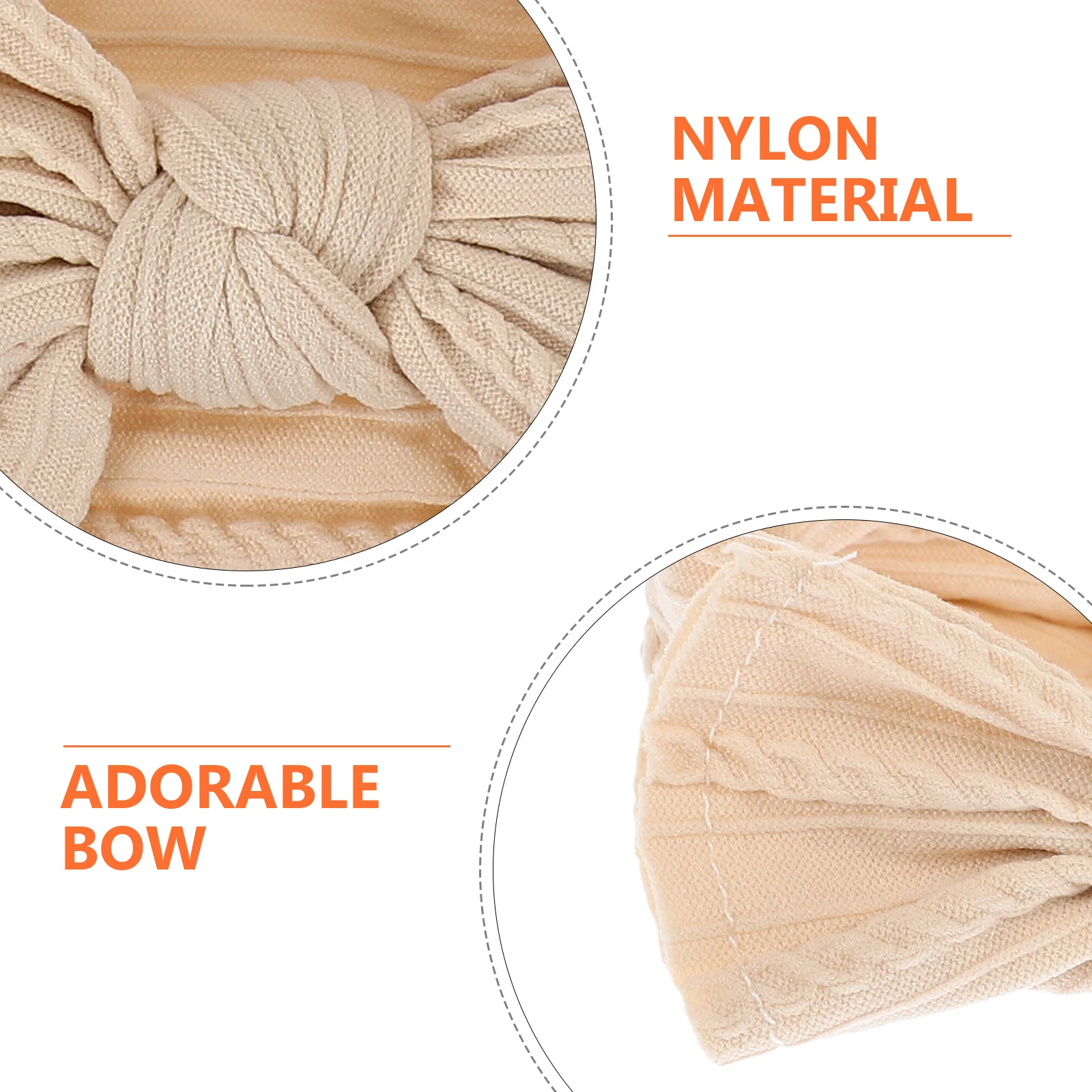 

3Pcs Baby Headband Soft Nylon Elastic Bow Hairbands for Girls Toddler Infant Hair Accessories Newborn Bow Headpiece