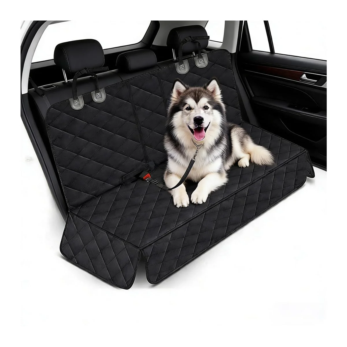 Large Dog Car Seat Cover Pet Travel Carrier Mattress Waterproof Dog Car Seat Protector With Middle Seat Armrest For Dogs