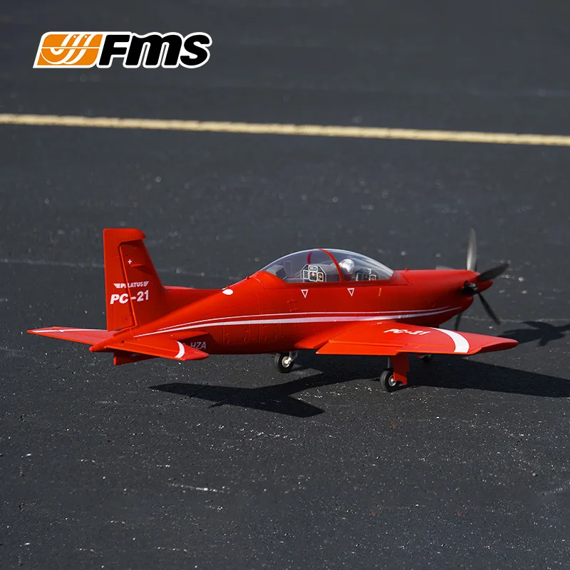 

Fm1100mm PC-21 electric fixed-wing model airplane outdoor assembled charging remote control fighter.