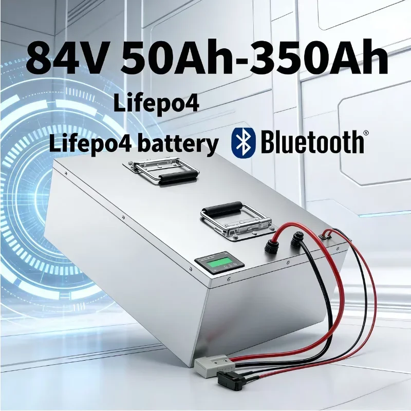 

84V 60Ah-350Ah LiFePO4 Battery with Smart BMS & Charger | 3KW-12KW High-Power Deep Cycle Battery3KW-12KW Full Power Range Adapta