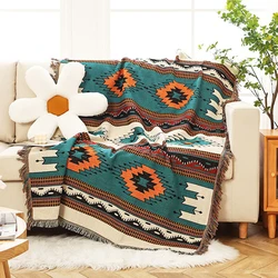 Bohemian Plaid cotton Decorative Blankets For bed Sofa Cover Camping Picnic Blanket Mat Tapestry Chair Couch Slipcover Blanket