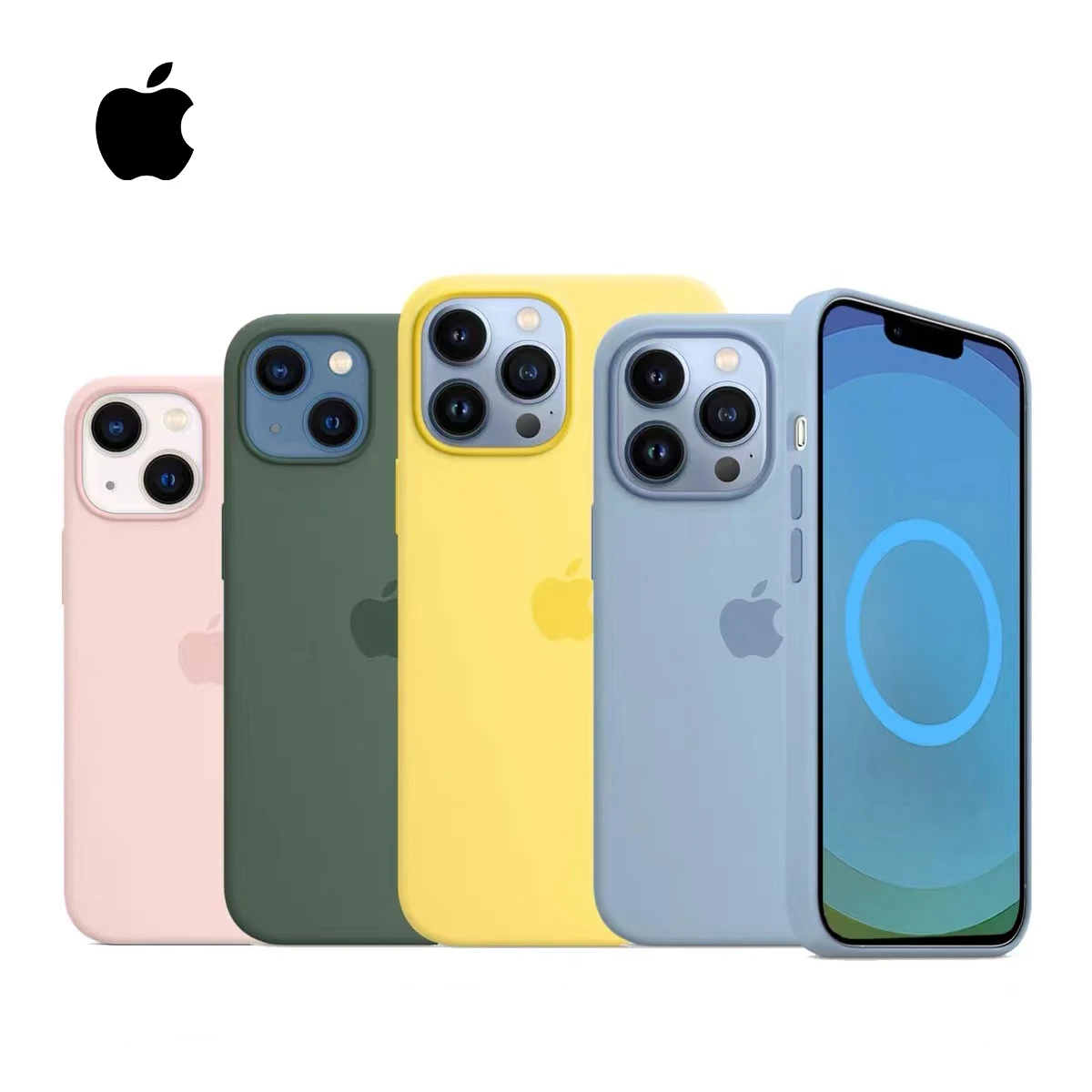 

Original Magsafe Liquid Silicone Official Apple Magnetic Case For iPhone 13 14 Pro Max 13 Cover Wireless Charging Protect Cases