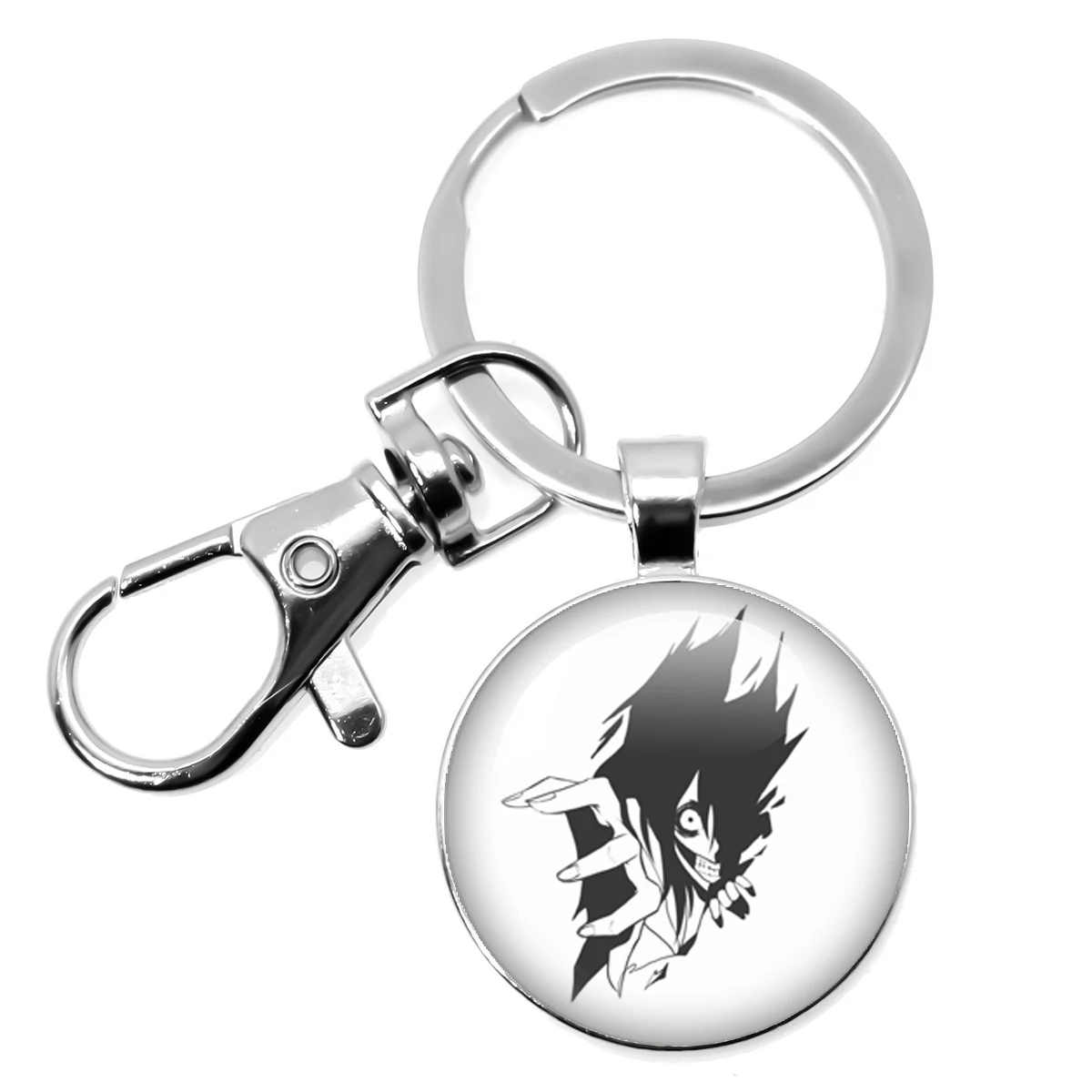 NEW Jeff And Jane The Killer Horror Game Key Glass Pendant Keychain Funny Meme Creepypasta Creepy Pasta Ticci Toby Jewelry Gift