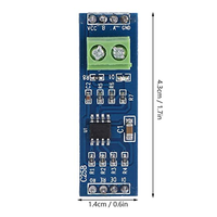 MAX485 Module RS-485 TTL Turn To RS485 MAX485CSA Converter Module For Arduino Microcontroller MCU Development Accessories