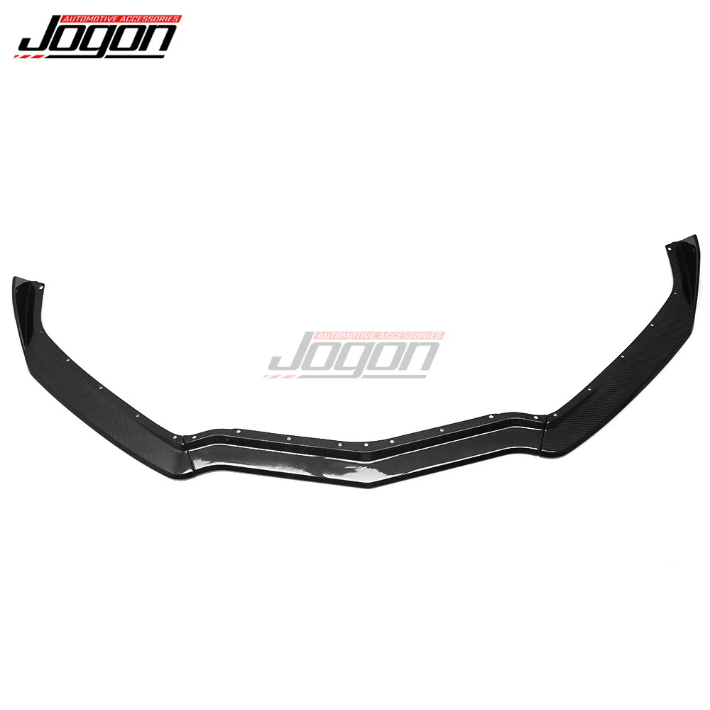 

Car Accessories Real Carbon Fiber Front Lip Spoiler Air Vent Splitter Trim for Chevrolet Corvette C8 GMSV 2020 2021