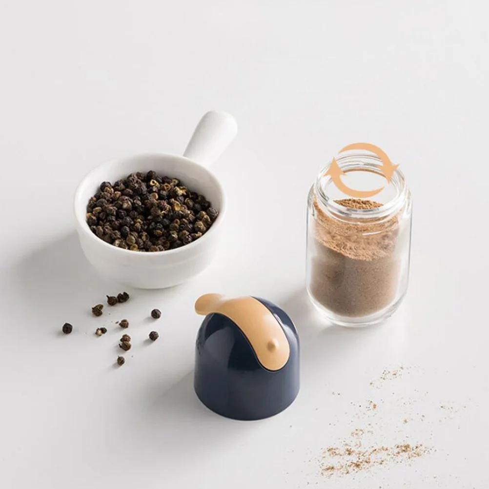 

1Pcs Multipurpose Seasoning Jar Easy Clean Sturdy Spice Bottle Minimalist Design Salt Storage Container Practical Condiment