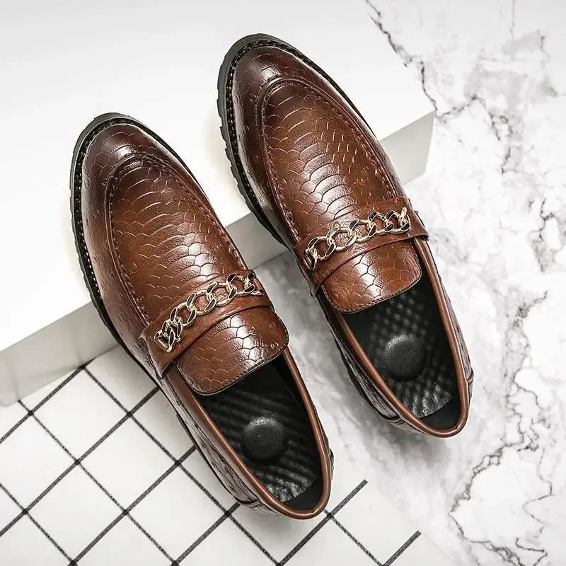 Brogue Leather Shoes Men's Business Formal Casual Shoes British Fashion Suit Carved Korean Style Formal Wear