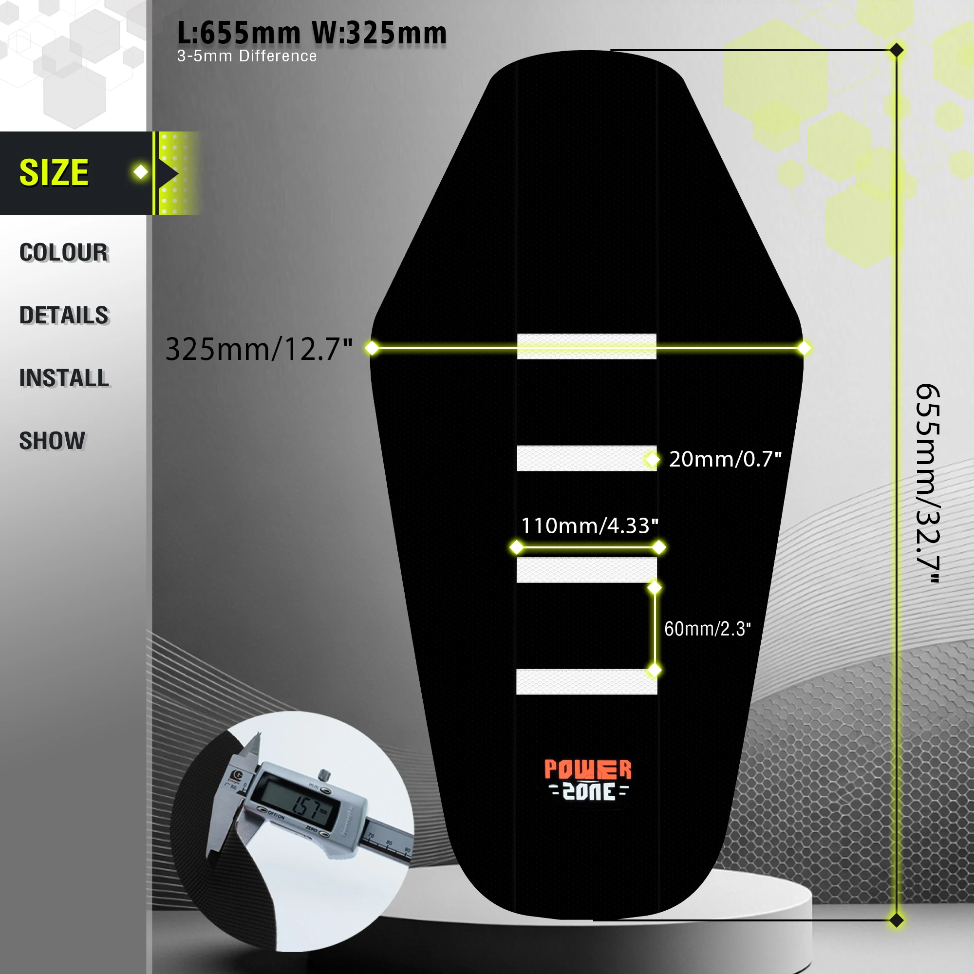 Powerzone Waterproof  For Yozma IN10 YOZMA IN10 White Seat Cover Universal  Soft Non-slip Ribbed Motorcycle Seat Cover
