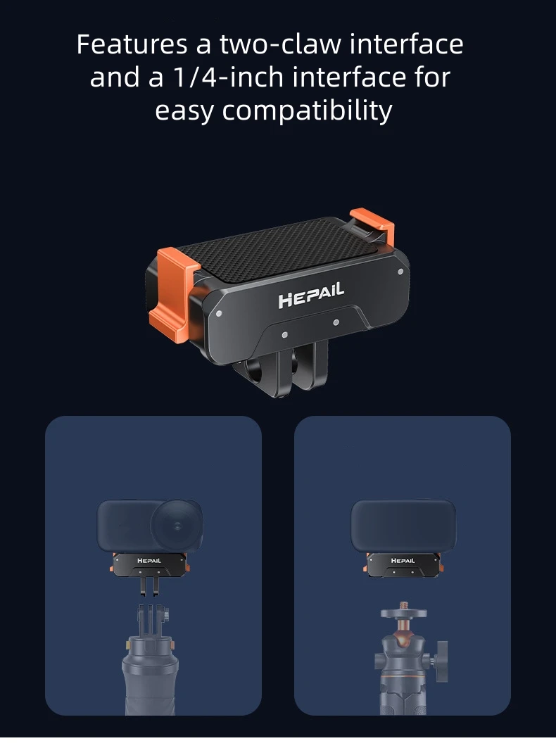 

Magnetic Quick Release Mount Adapter for DJI Osmo Nano, Camera Extension Base Bracket with 1/4" Screw Hole Buckle Foldable Stand