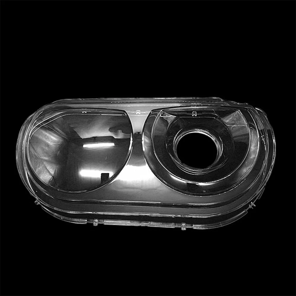 Head Lamp Light Case For Dodge Challenger 2008-2014 Car Front Headlight Lens Cover Lampshade Glass Lampcover Caps Headlamp Shell