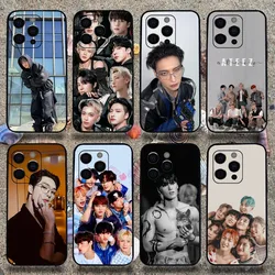 Hot A-ATEEZ Kpop Phone Case For Apple iPhone 15,14,13,12,11,Pro,X,XS,Max,XR,Plus,Mini Soft Black Cover
