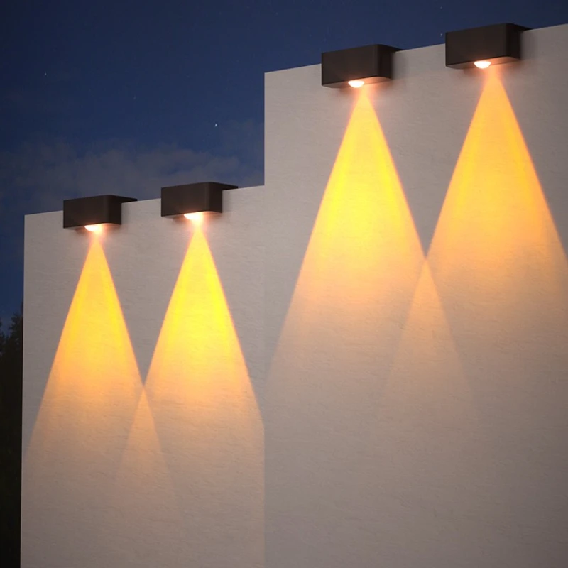 

Solar Wall Lights Outdoor Waterproof Garden Step Lighting for Yard Fence Stair Pathway Decoration Outside Solar Lights