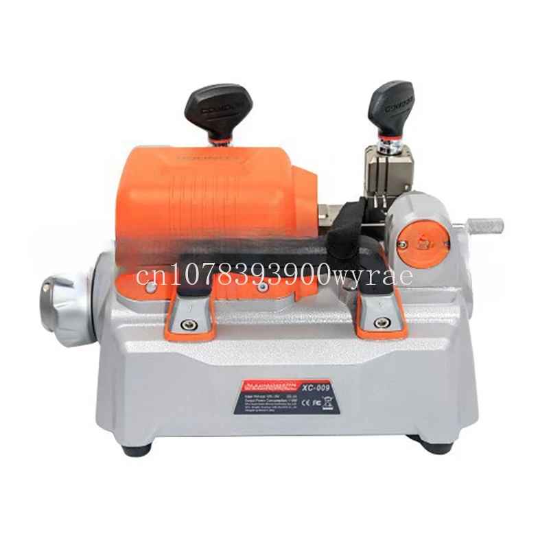 Portable single and double-sided key cutting machine for flat milling and tooth opening tools