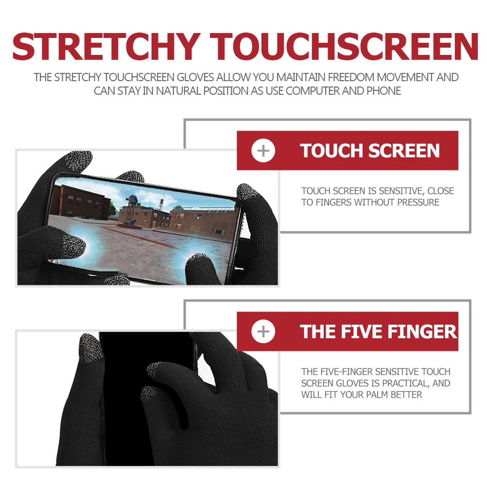 

2 шт., противоскользящие перчатки для сенсорного экрана, зимние виды спорта, перчатки для сенсорного экрана для мужчин и женщин, чувствительные пальцы, впитывающие пот, текстовое сообщение