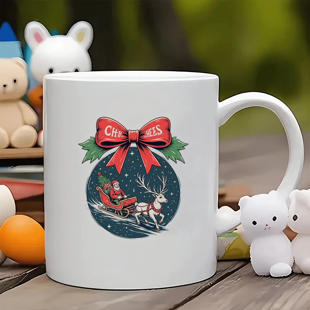 

11oz Santa Claus Mug + Elegant Kids Cup + Family Office Coffee Cup - Essential Christmas Gift Set