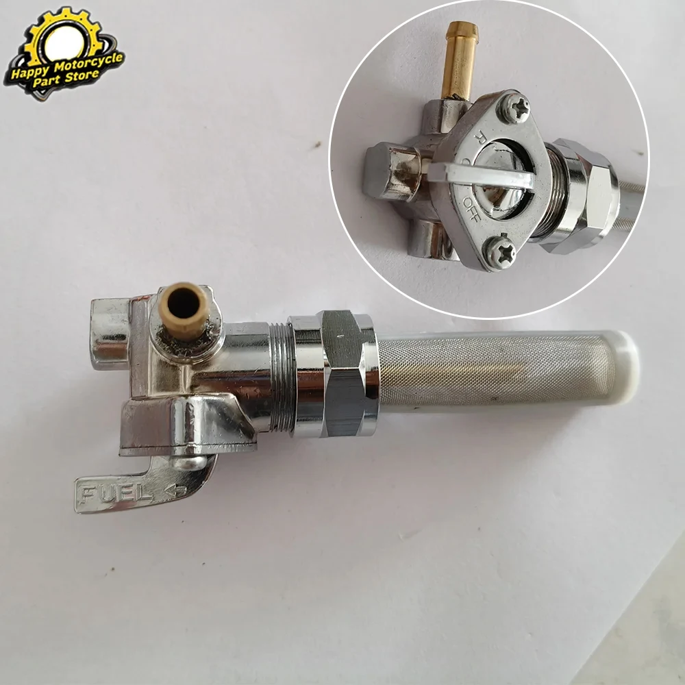 1pc Motorcycle Fuel Tank Petcock Valve Switch For HAR/LEY Wide Glide FXWG XLH Sportster 883 Deluxe Hugger 883 XLH883 Sturgis FXB