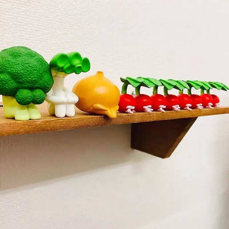 BANDAI Gashapon Waiting Vegetables Series 2 Capsule Toys 5 Styles Broccoli Bell Pepper Bok Choy Onion Cherry
