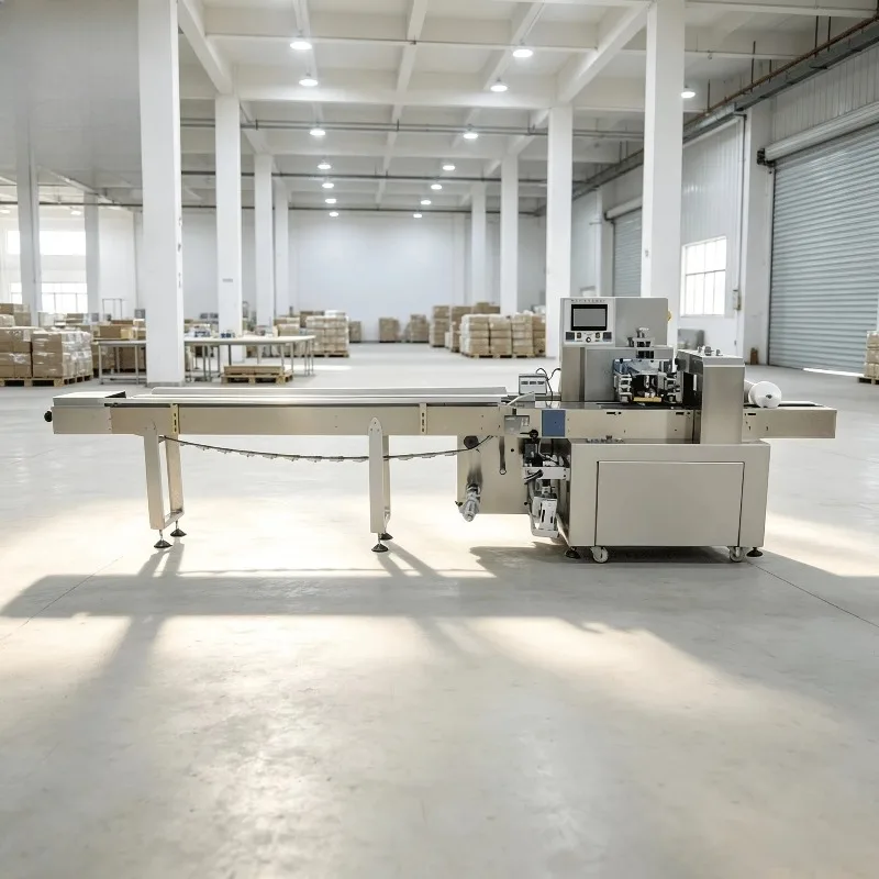 Automatic Horizontal Pillow Packaging Machine for Food Wrapping and Pouch Packaging High Efficiency CE Certified Customized