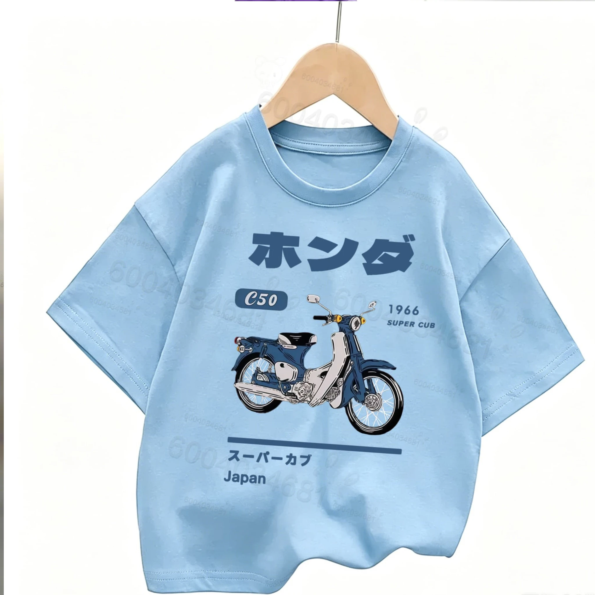 Klassisches Kinder-T-Shirt - Koreanischer Stil, trendiges, bequemes Kurzarm-T-Shirt aus 100% reiner Baumwolle für Jungen und Mädchen – Detail 7
