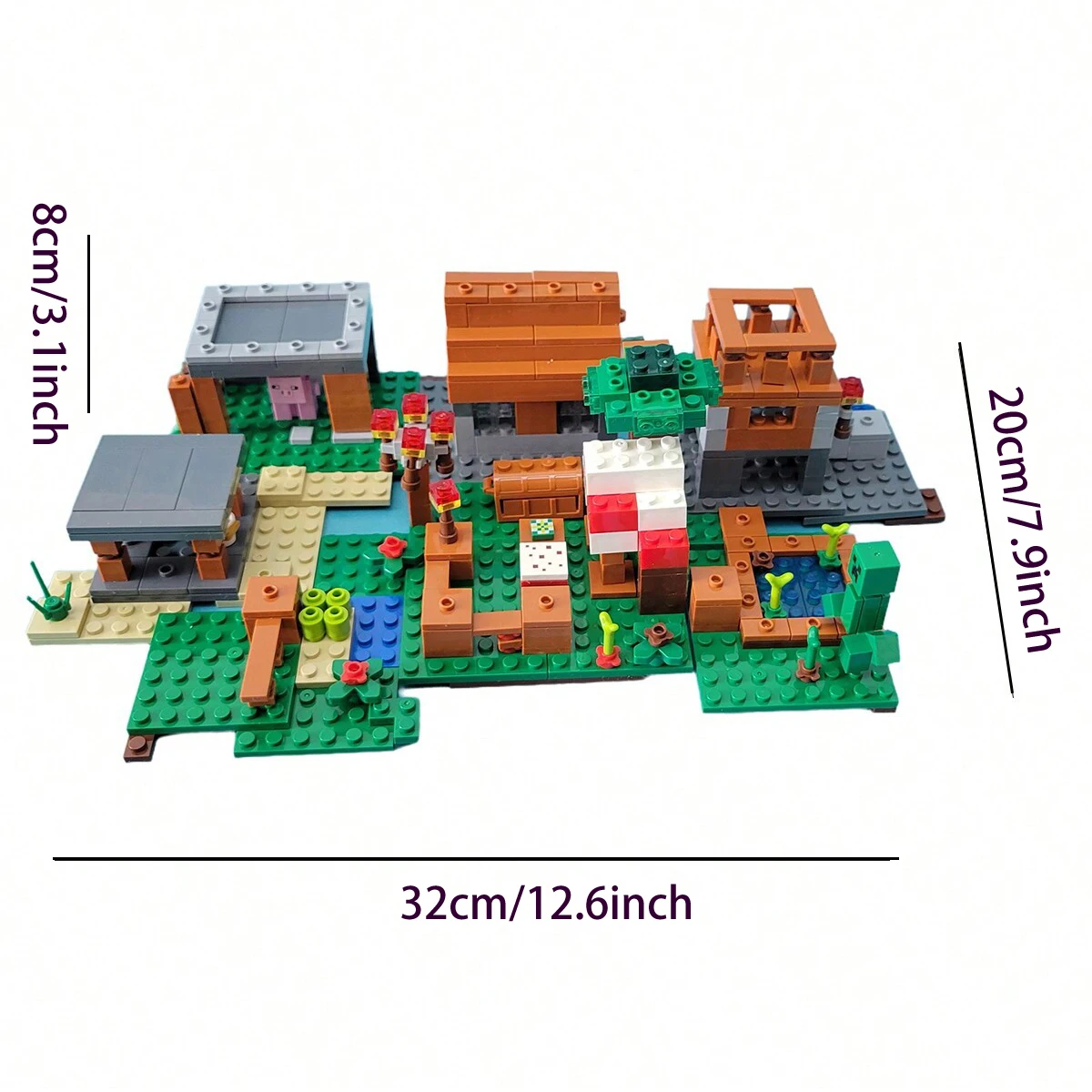 New The Villages House Pigs Alex Zombie Action Building Blocks Classic Model Sets Bricks Kits