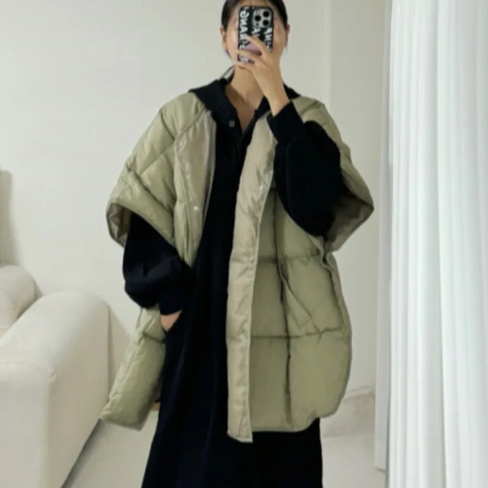 Chaleco holgado Svel para mujer Jaet coreano Sle Faionable diseño Retro invierno nueva llegada Top de algodón artículo que combina con todo