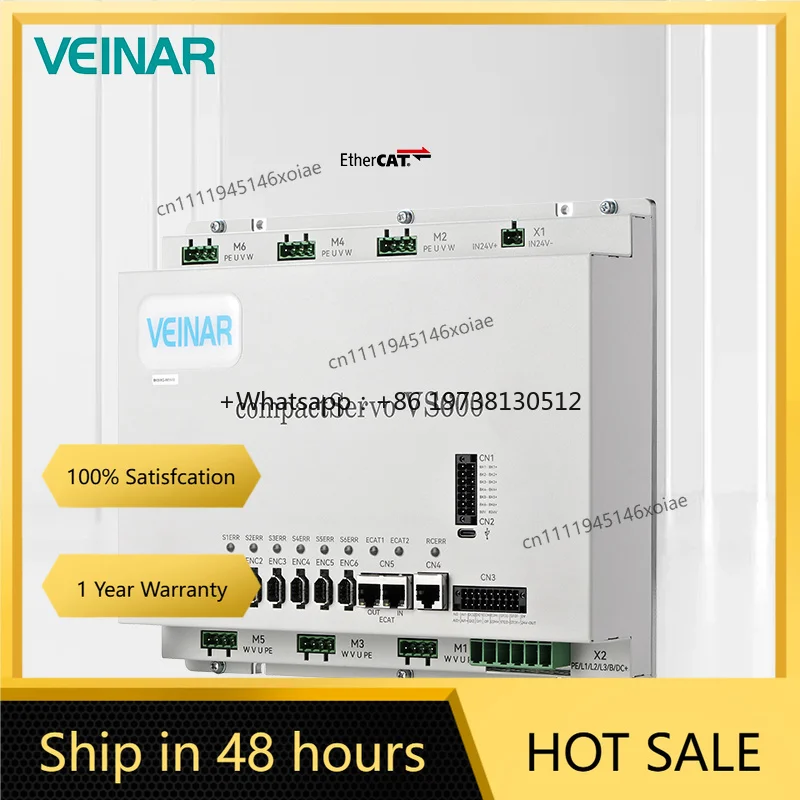 

VEINAR 1500W/Axis 4-Axis Servo Drive System Compact 220V Industrial Robot with 4 Motor Support