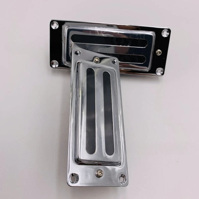 Two black pickups, electric guitar, iron frame, small two-character pickup, electric guitar accessories. - view 3