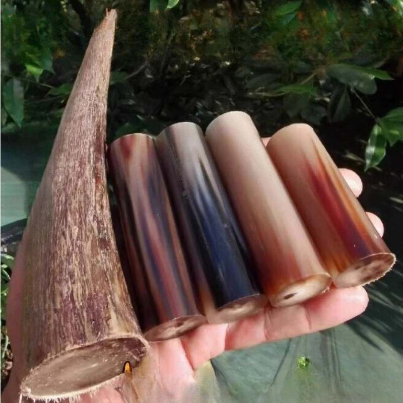 Natural Horns Red Pattern For Knife Handle,Bead,Board Finger DIY Craftsmanship