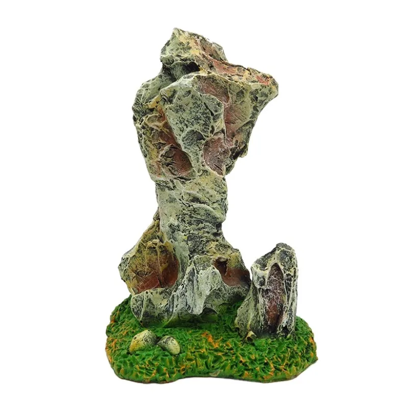 

10pcs Fish Tank Rockery Aquatic Plants Lazy Aquatic Plants Landscaping Resin Stone Aquarium Decoration Simulation Creative Ornam