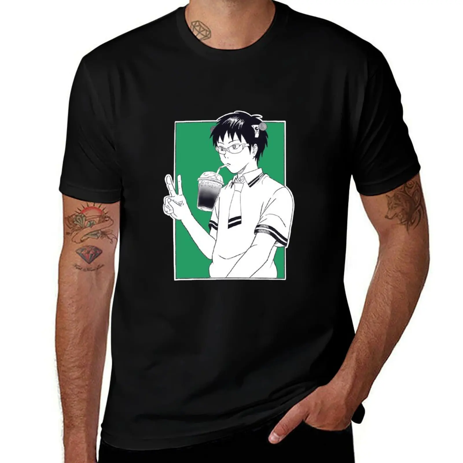 Saiki K T-Shirt Summer Fashion Casual Tee Shirt T-Shirt