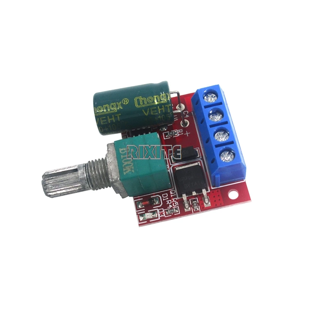 Módulo Controlador de Velocidade do Motor Regulador de Velocidade Ajustável, Interruptor Regulador de Controle, PWM, DC 12V, 4.5V-35V, 5A, 90W, 24V, 1 Pc, 5Pcs