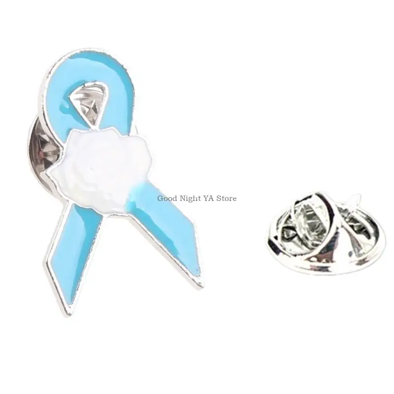 Delicate Ribbon Broschen HIV Awareness Revers Pin für Frauen Brust Wirbel