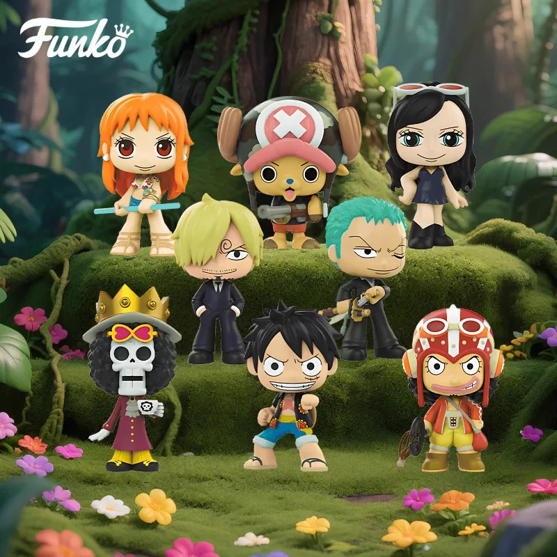 Funko POP Originele EEN STUK Anime Figuur Luffy Zoro Nami Action Figure Speelgoed voor Jongens Meisjes Gift Collectible Model Ornamenten