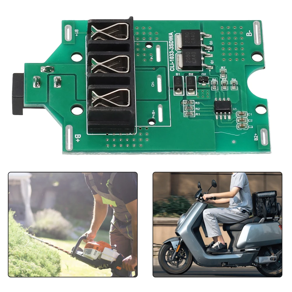 

Practical Brand New Battery Charge Board Charging Current Protection For Power Tool Green Spare Parts Angle Grinder Accessories