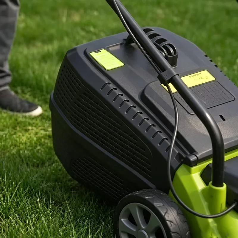 1600W Electric Lawn Mower Corded Lawnmower with 10 Amp Copper Power Garden Tools