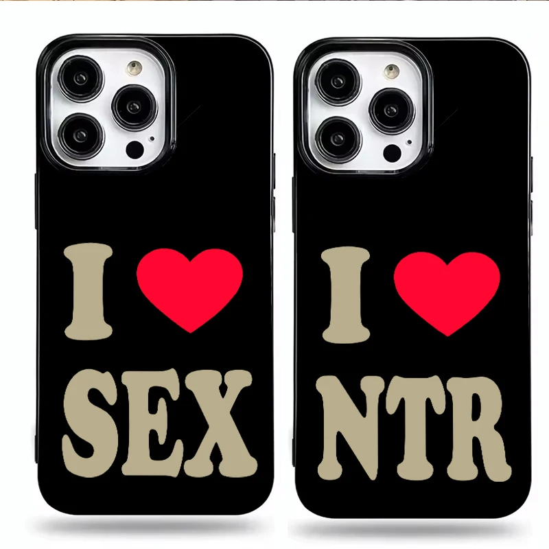 الجنس و NTR الإبداعية إلكتروني تصميم جراب هاتف آيفون 17 برو ماكس 16 15 14 13 12 11 برو 16 زائد 17 الهواء سيليكون الوفير غطاء