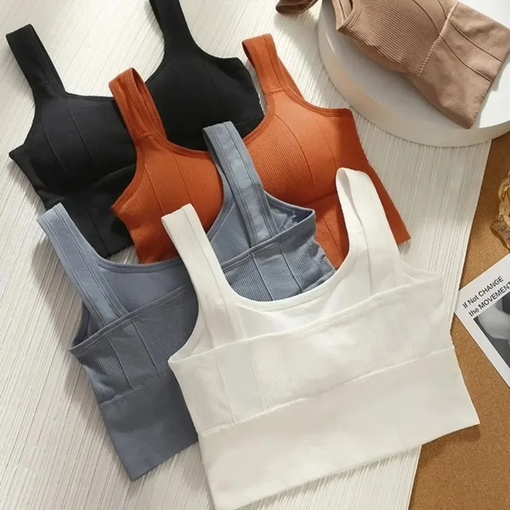 New Style Breathable Inner and Outer Wear Vest Women Sports Underwear Sport Bra Workout Top